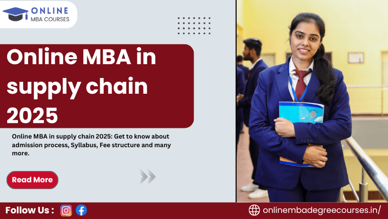 Online MBA in supply chain 2025