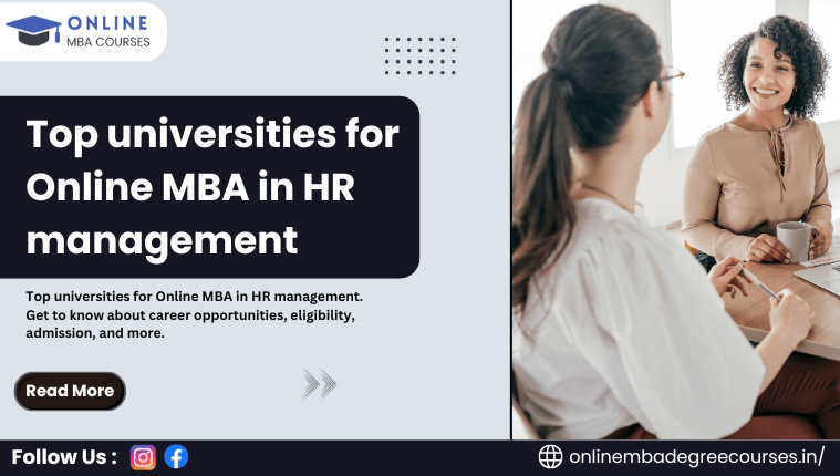 Top universities for Online MBA in HR management