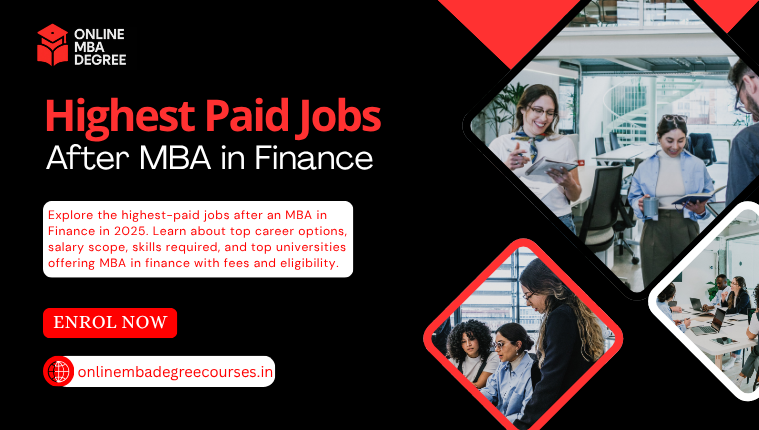 Highest Paid Jobs After MBA in Finance